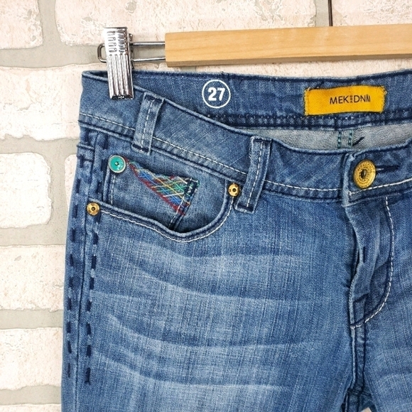 MEK DNM Paros Style Capris Low Rise Size 27 - Picture 8 of 11